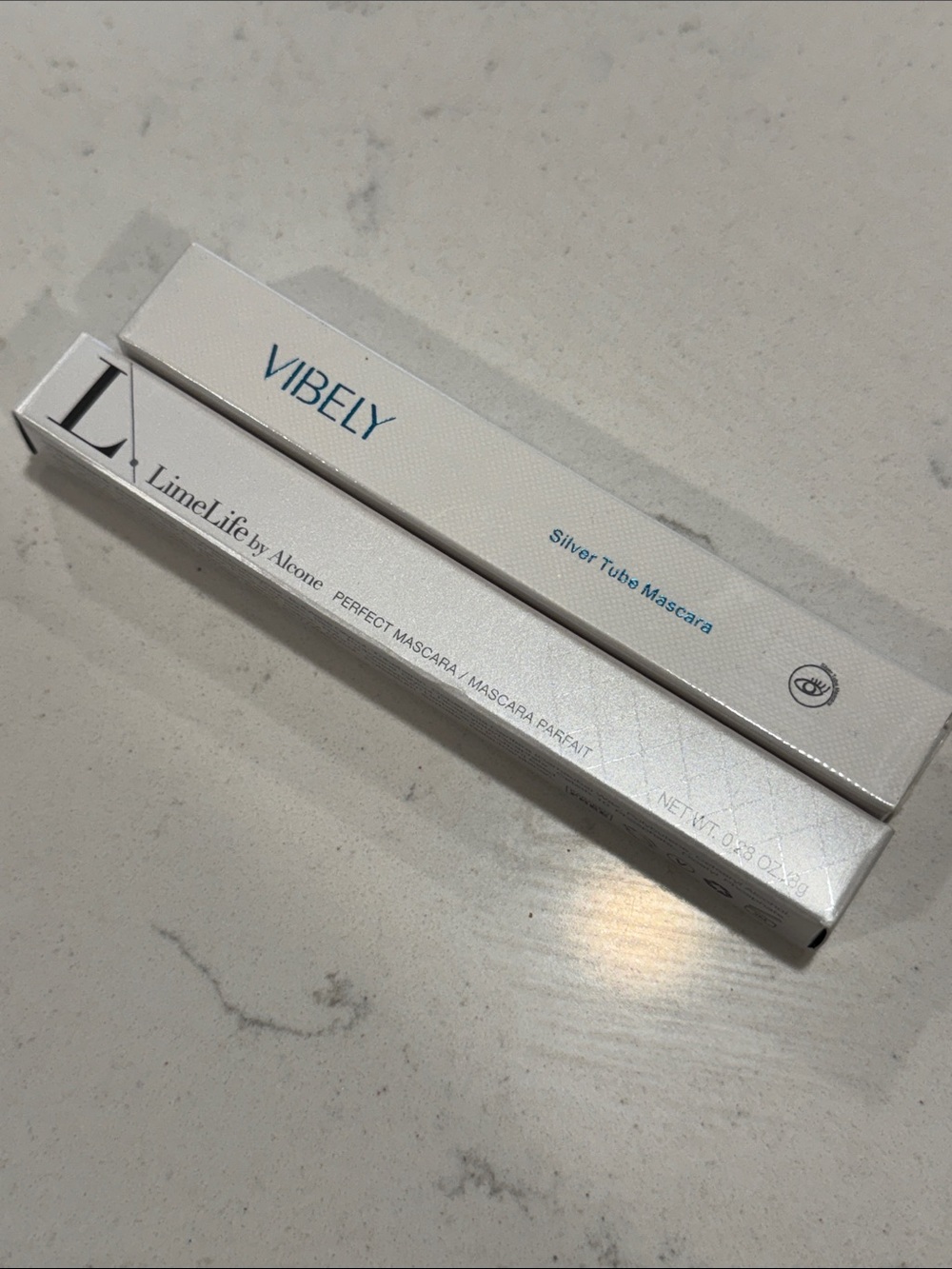 lime life by alone Vibely Silver Tube Mascara — White/Silver Packaging